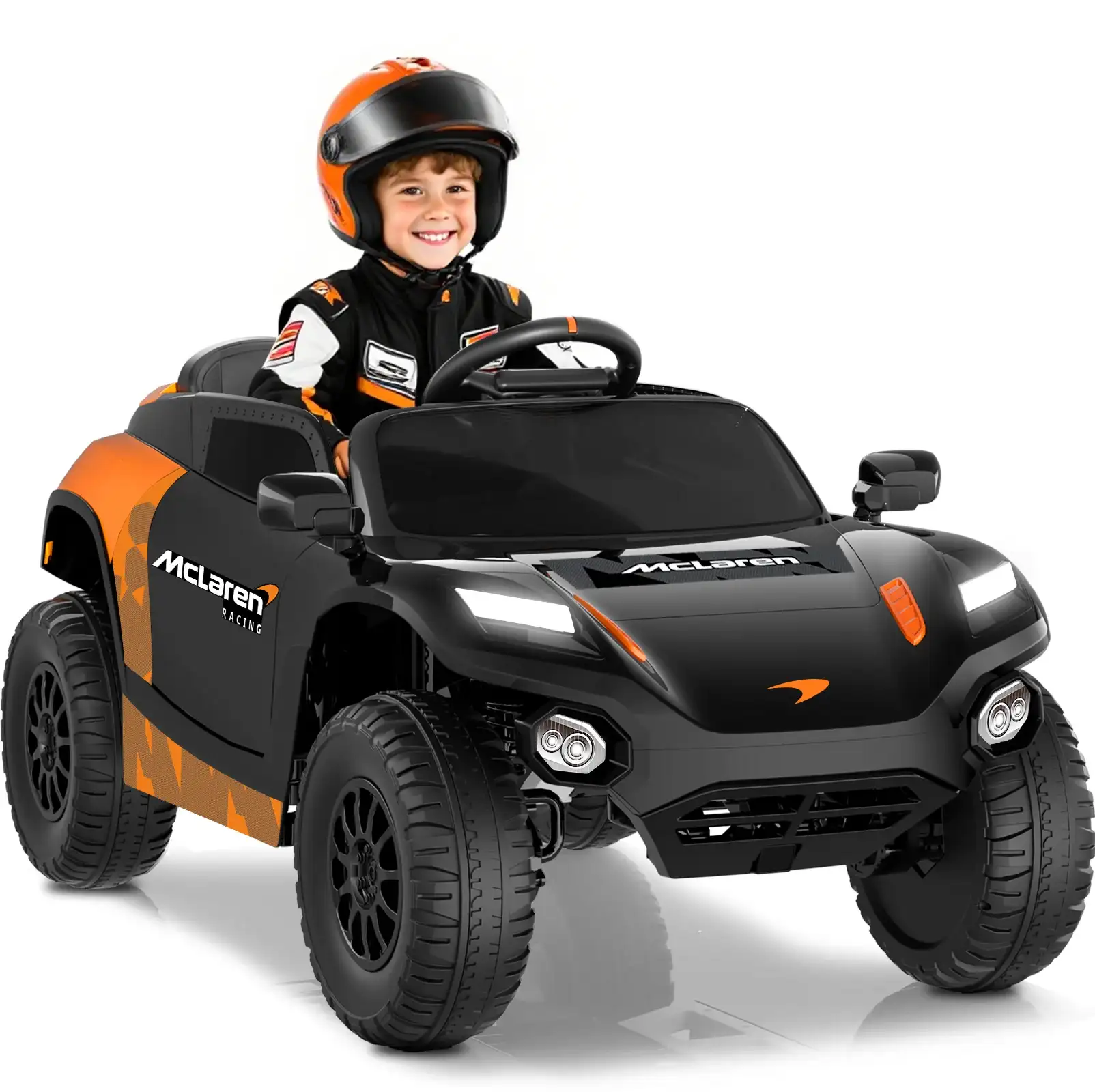 QUIKRA Licensed McLaren 24V Powered Ride on Car Toy with Remote Control&Bluetooth